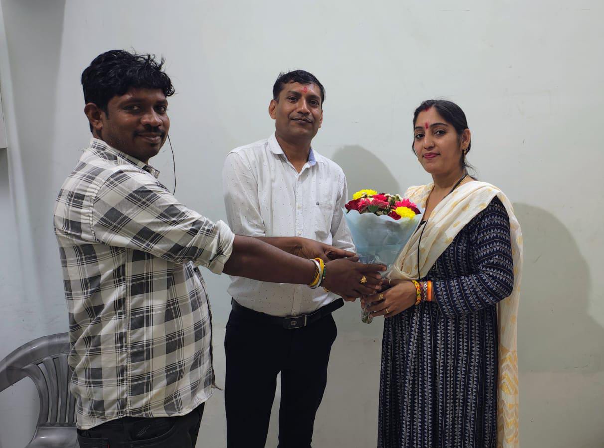 रिचा खंडेलवाल को प्रदेश सचिव बनने पर प्रदेश अध्यक्ष संजय सोनी ने दी हार्दिक शुभकामनाएं,महिला नेतृत्व को मिलेगा नया बल