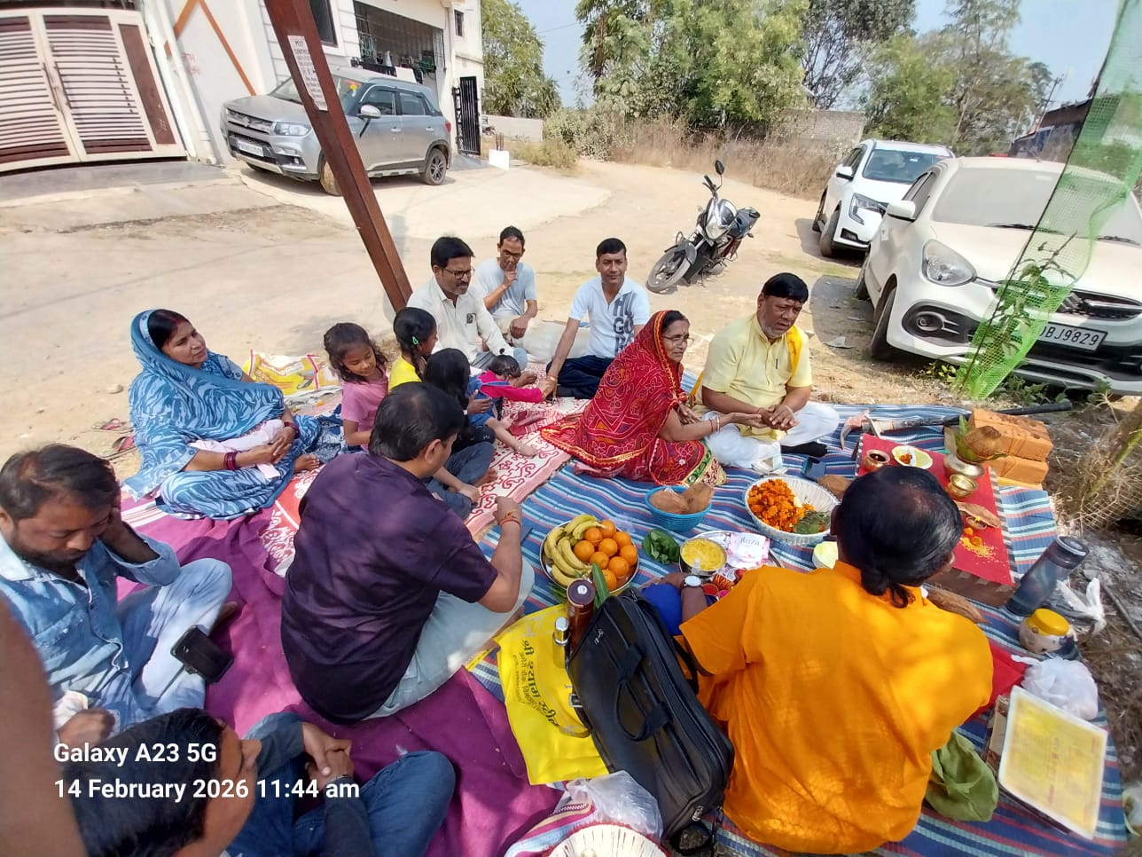 महाशिवरात्रि पर क्रेडिबल पार्क कॉलोनी में शिव मंदिर निर्माण हेतु भूमि पूजन संपन्न