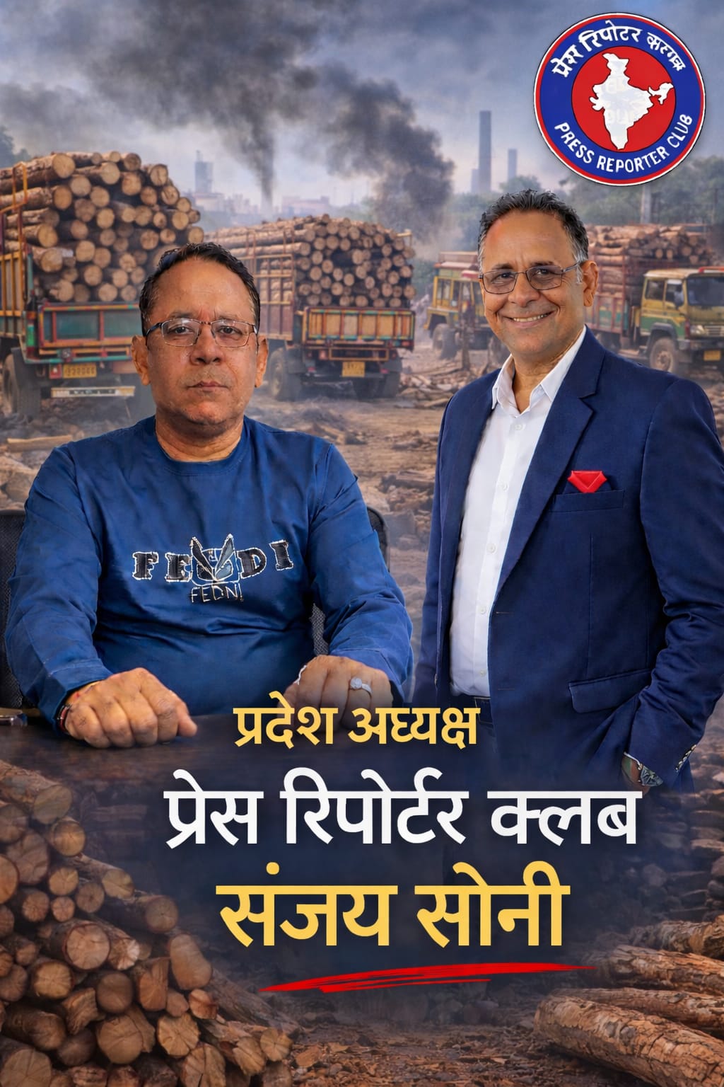 राजनांदगांव क्षेत्र में प्रतिबंधित लकड़ियों की अवैध सप्लाई और जीएसटी चोरी का खेल, प्रेस रिपोर्टर क्लब ने उठाई कार्रवाई की मांग