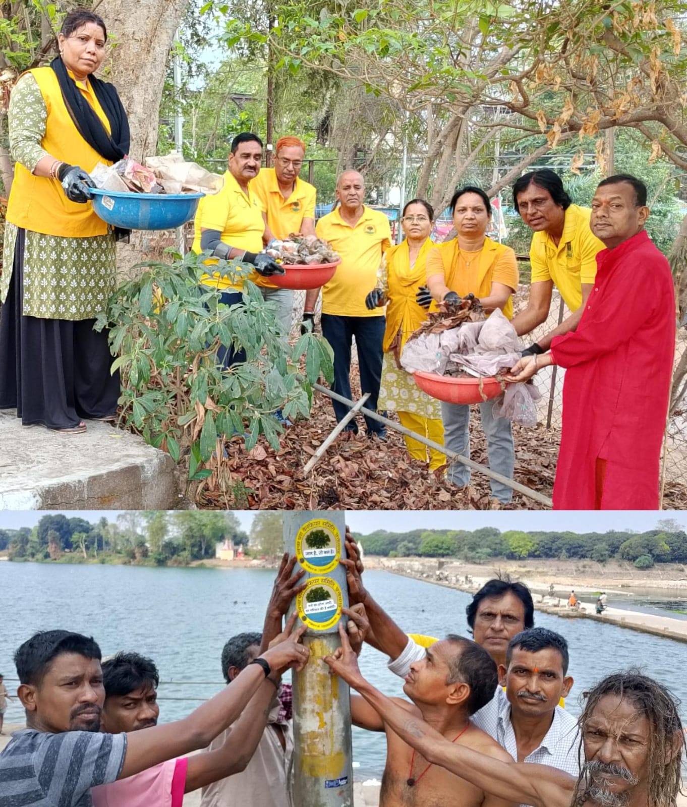 162वें सप्ताह भी जारी स्वच्छ धरा का संकल्प: शिवनाथ नदी व प्राचीन शिव मंदिर परिसर में स्वच्छता, जल संरक्षण और नशामुक्ति का संदेश