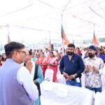 सेवा ज्योति यात्रा में गूंजा विकसित भारत का संकल्प